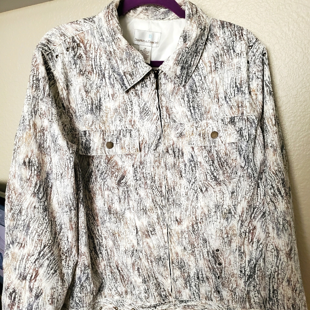 Drapers & Damons Zippered jacket